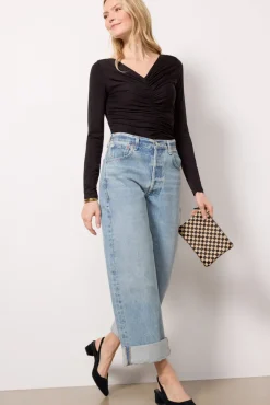 Tops & Tees<LNA Simone Top Black