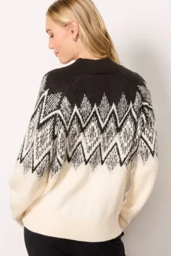 Sweaters<VARLEY Siren Relaxed Jaquard Sweater Ivory
