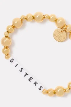 Jewelry<LITTLE WORDS PROJECT Sisters Metallic Bracelet Gold
