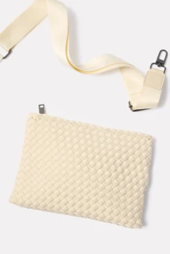 Bags<SOL AND SELENE Sky`s The Limit Medium Tote Cream