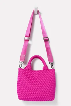Bags<SOL AND SELENE Sky`s The Limit Small Tote Fuchsia
