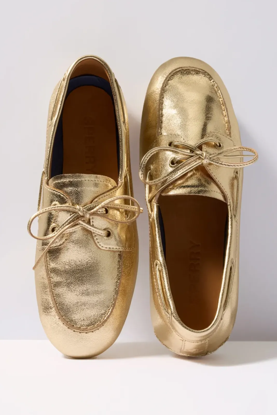 Shoes<SPERRY Slim Boat Shoe Gold