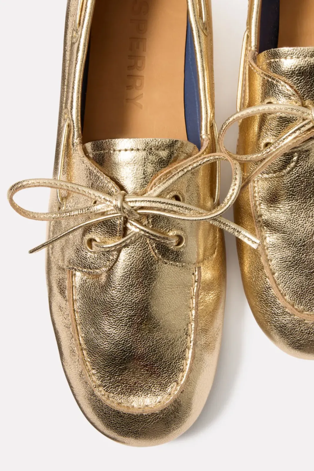 Shoes<SPERRY Slim Boat Shoe Gold
