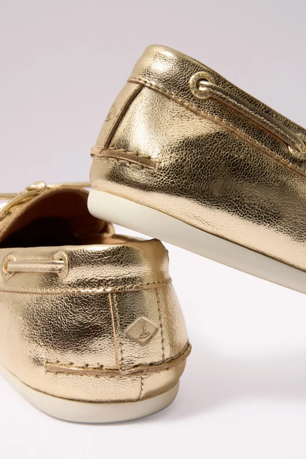 Shoes<SPERRY Slim Boat Shoe Gold