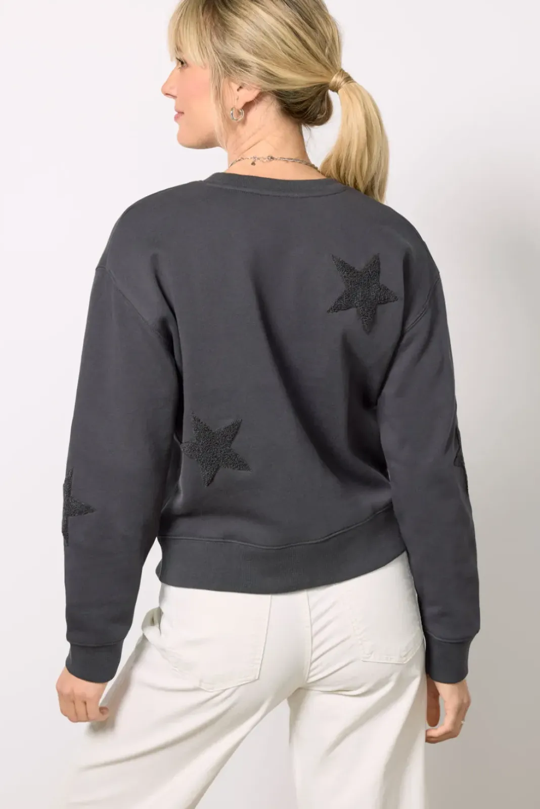 Sweatshirts<RAILS Sonia Sweatshirt Washedblack
