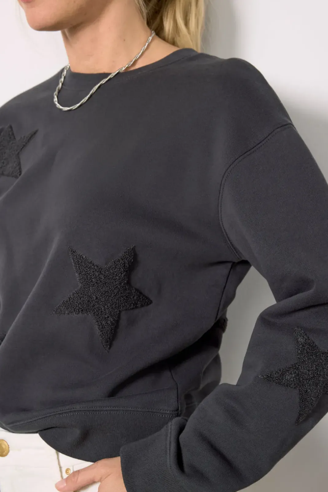 Sweatshirts<RAILS Sonia Sweatshirt Washedblack