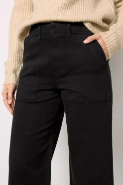Pants & Leggings<PISTOLA Sophia Wide Leg Utility Black