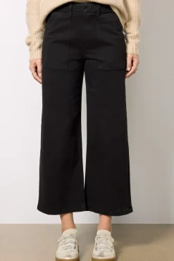 Pants & Leggings<PISTOLA Sophia Wide Leg Utility Black