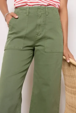 Pants & Leggings<PISTOLA Sophia Wide Leg Utility Pant Basil