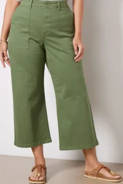Pants & Leggings<PISTOLA Sophia Wide Leg Utility Pant Basil