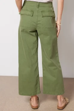 Pants & Leggings<PISTOLA Sophia Wide Leg Utility Pant Basil