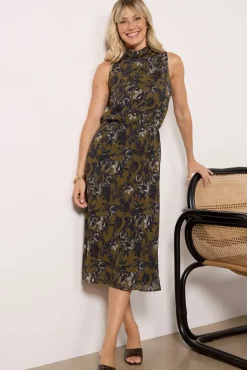 Dresses<EVEREVE Spencer Dress Olivefloral