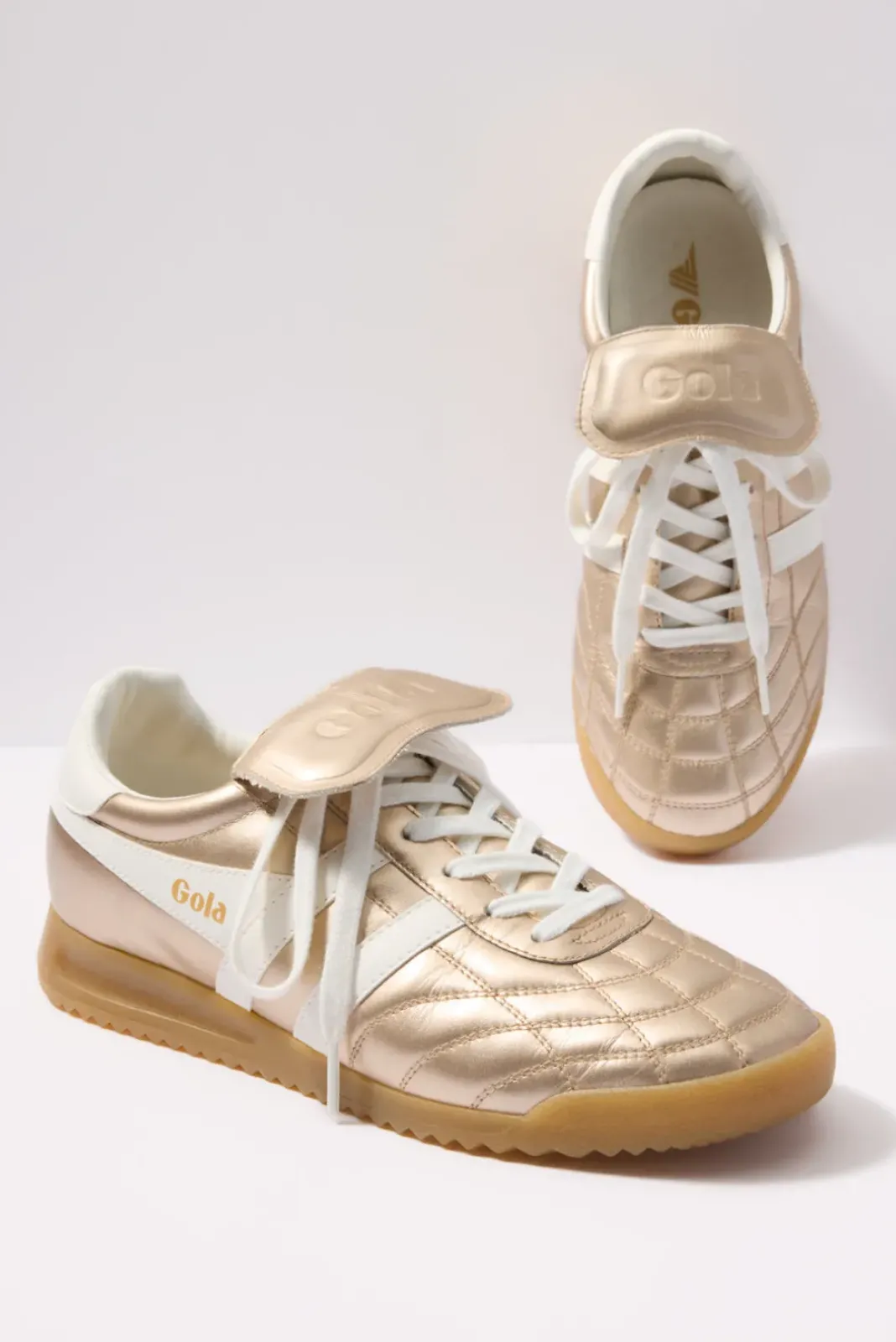 Shoes<GOLA Stadium 86 Sneaker Gold