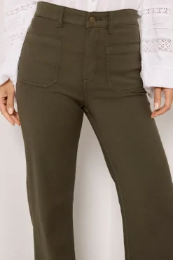 Pants & Leggings<FAHERTY Stretch Terry Patch Pocket Pant Forestolive