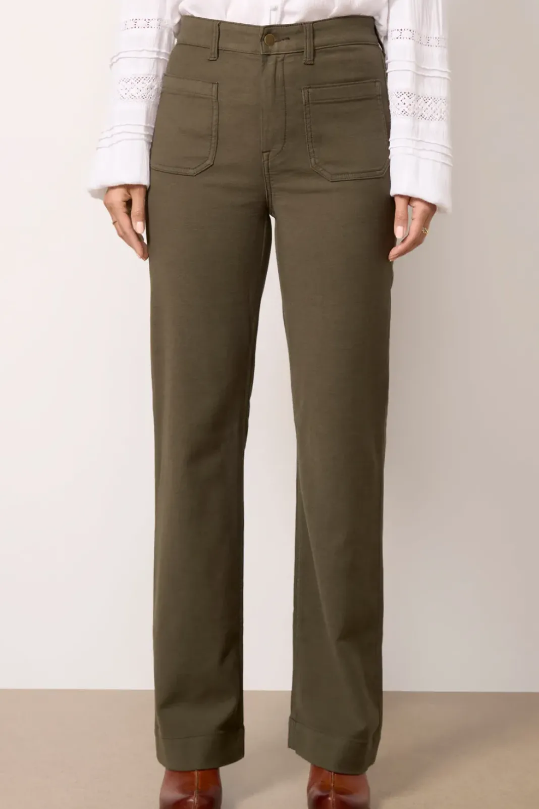 Pants & Leggings<FAHERTY Stretch Terry Patch Pocket Pant Forestolive