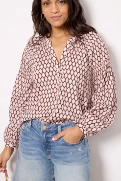 Tops & Tees<SANCTUARY Sundays Best Popover Geocurveball
