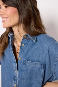 Tops & Tees<FAHERTY Sunfair Denim Shirt Beaconhillwash