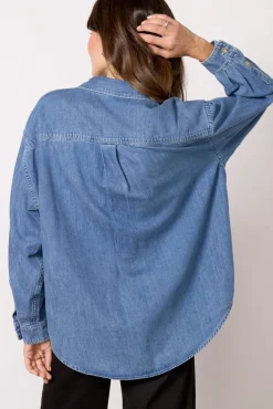Tops & Tees<FAHERTY Sunfair Denim Shirt Beaconhillwash