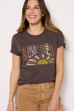Tops & Tees<MICHAEL STARS Sunkissed Tee Oxide