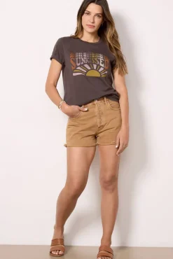Tops & Tees<MICHAEL STARS Sunkissed Tee Oxide