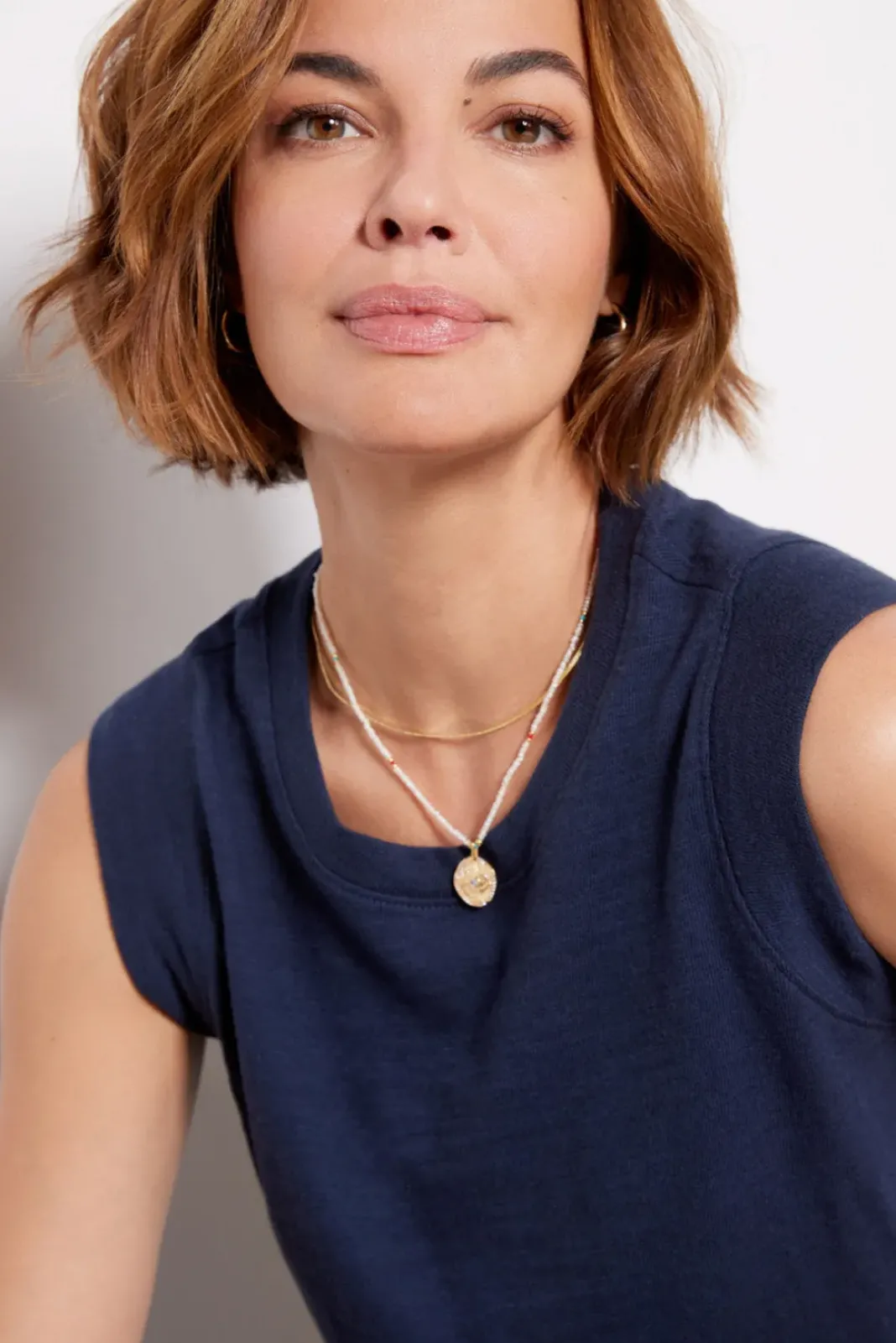 Tops & Tees<FAHERTY Sunwashed Slub Muscle Tank Navyblazer