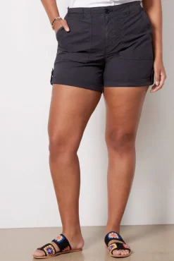 Shorts & Cutoffs<SANCTUARY Switchback Rolled Short Wornblack