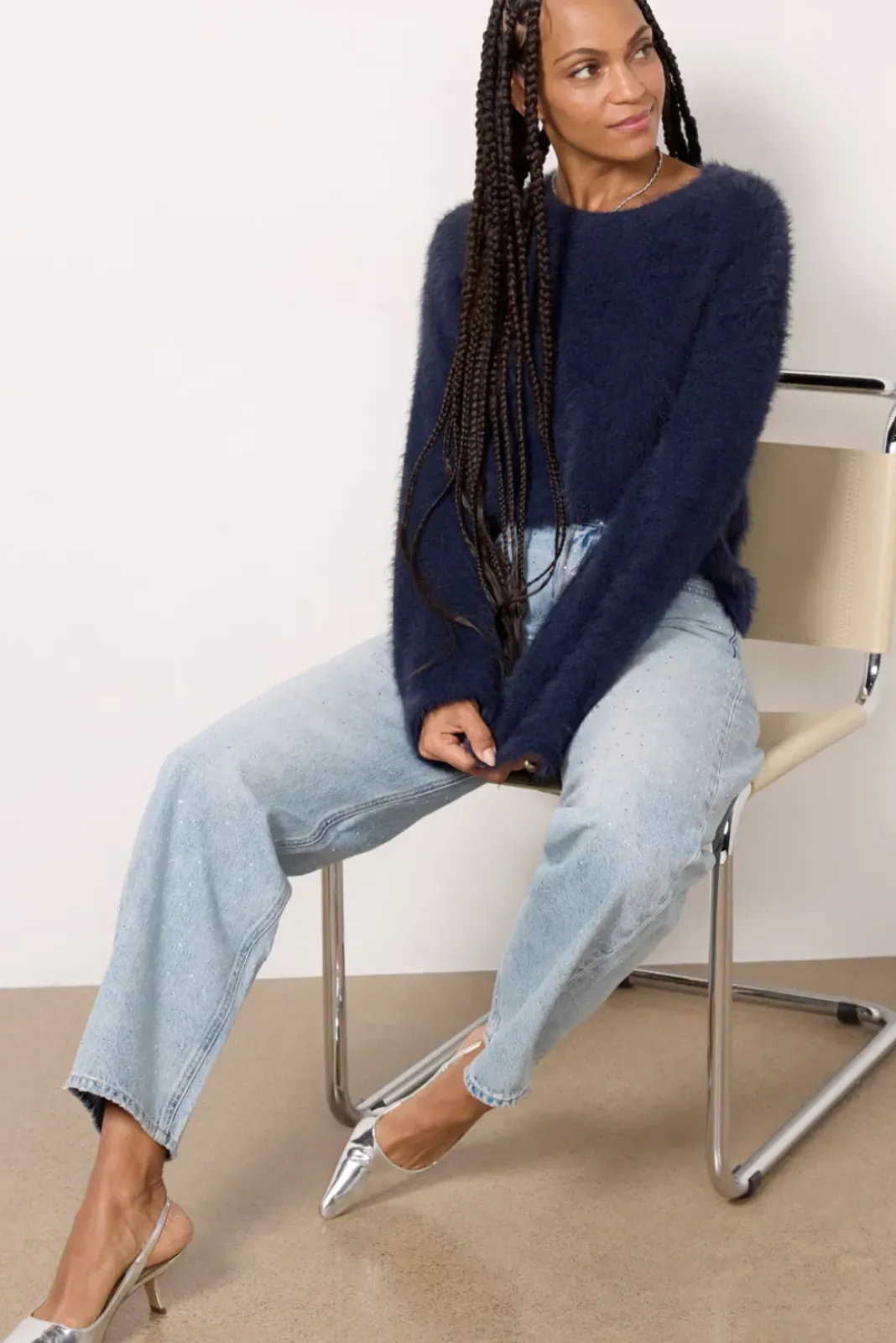 Sweaters<EVEREVE Sylvie Pullover Navy