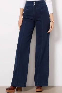 Jeans<FRAME Tailored Wide Leg Vivia