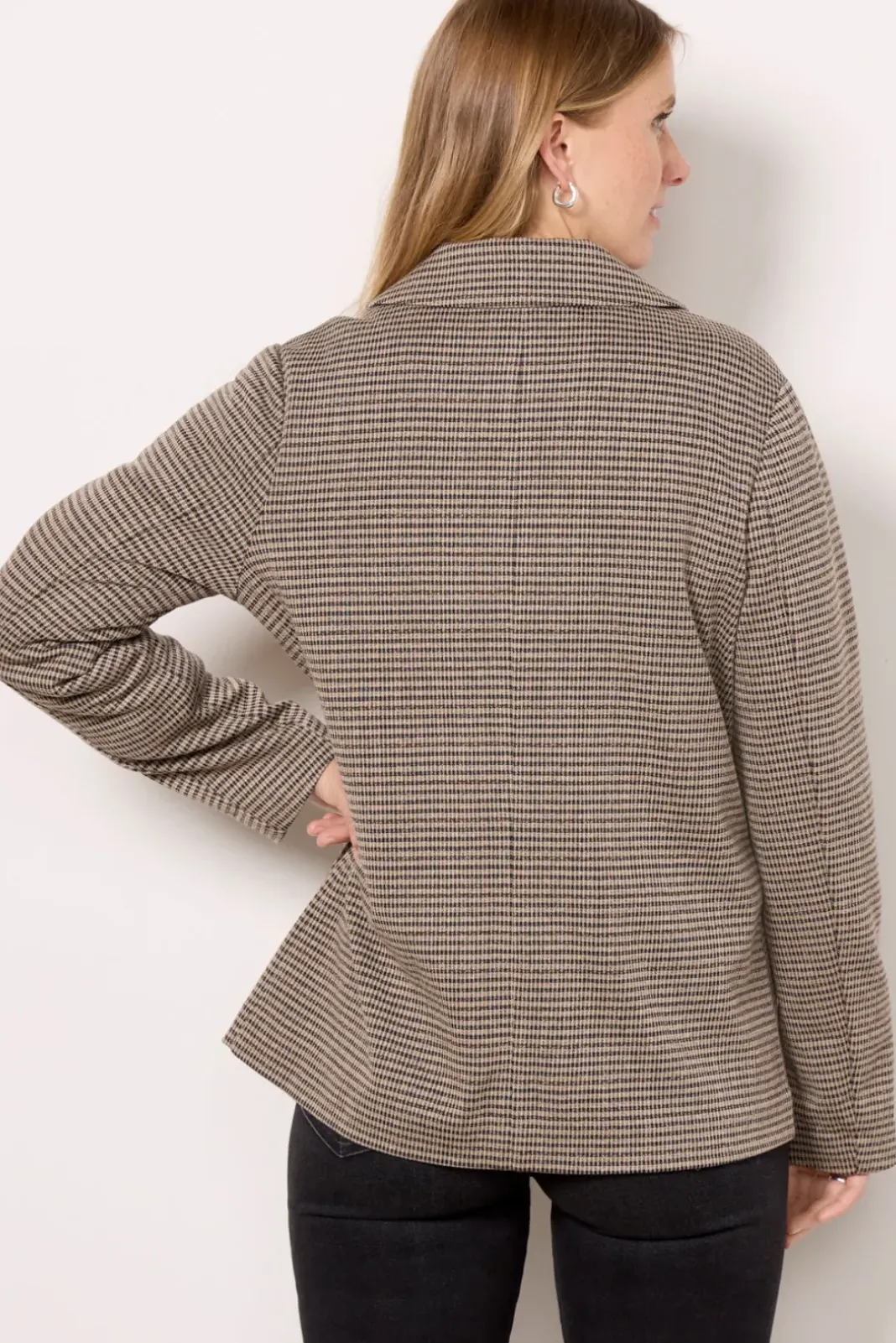 Blazers & Jackets<SANCTUARY Take It Easy Blazer Microoatcheck