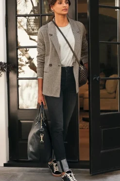 Blazers & Jackets<SANCTUARY Take It Easy Blazer Microoatcheck