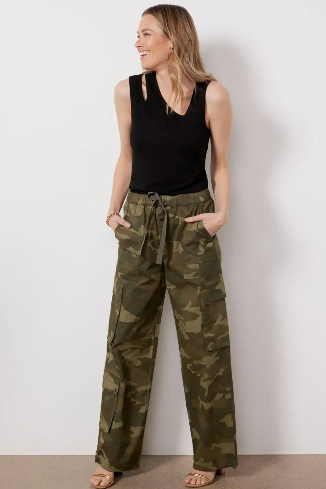 Tops & Tees<LNA Talia Rib Tank Black