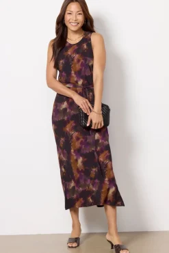 Dresses<CLOTH AND STONE Tank Slip Dress Mulberryhaze