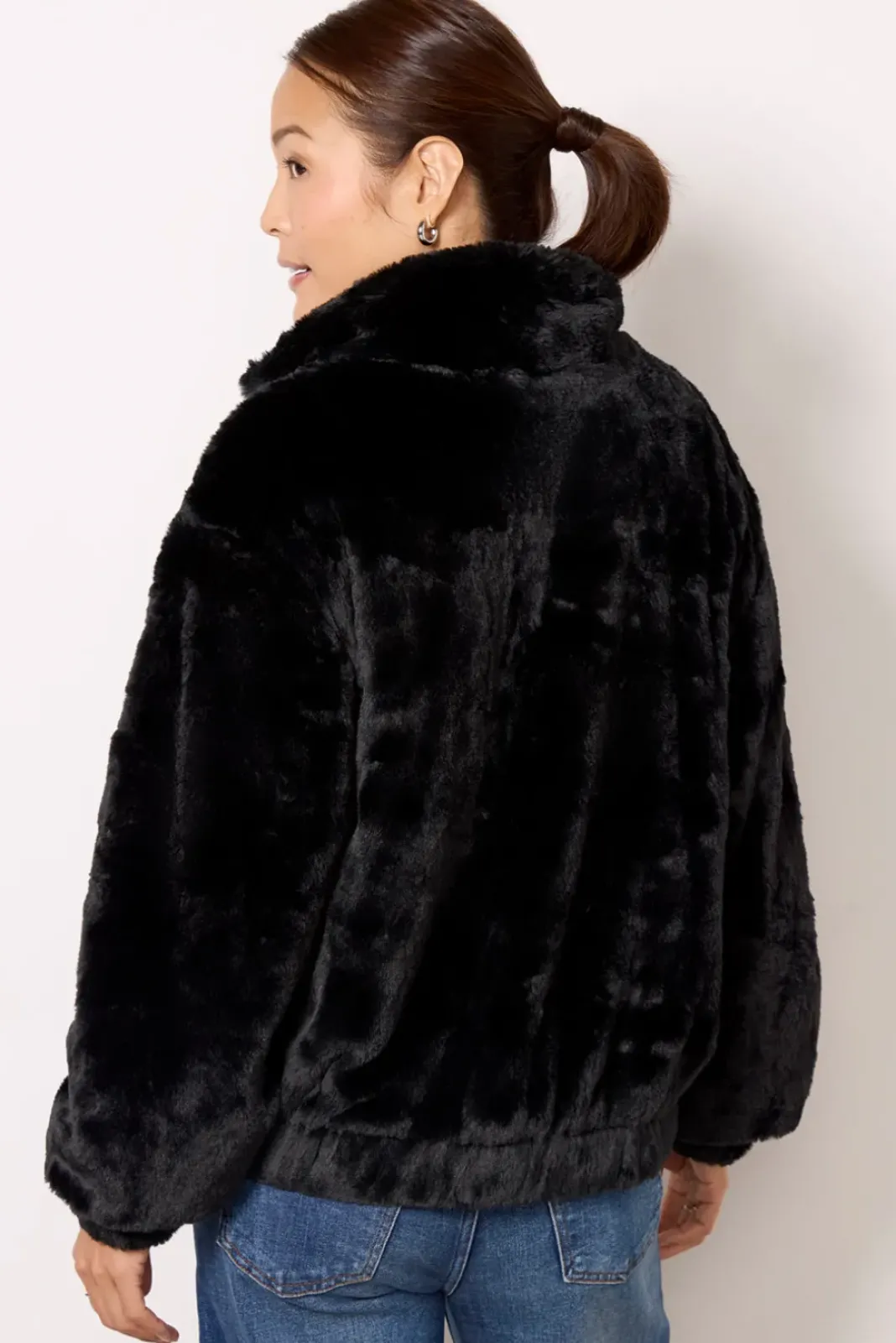 Blazers & Jackets<UGG Tash Faux Fur Jacket Black