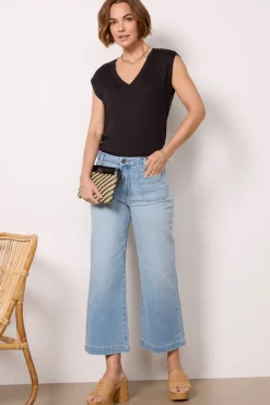 Tops & Tees<MICHAEL STARS Tati Ultra Rib Top Black
