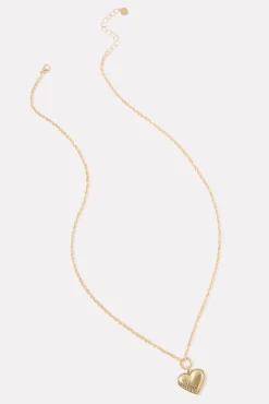 Jewelry<EVEREVE Tatiana Heart Necklace Gold