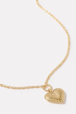 Jewelry<EVEREVE Tatiana Heart Necklace Gold