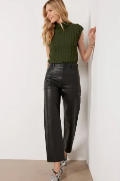 Pants & Leggings<PISTOLA Taylor Vegan Pants Slateblack