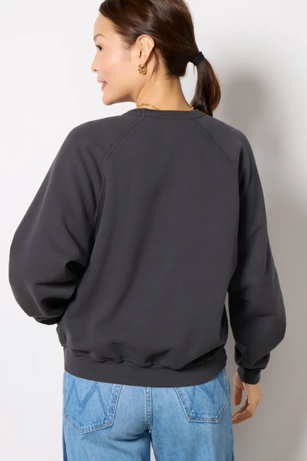 Sweatshirts<MOTHER The Biggie Concert Fadedblack