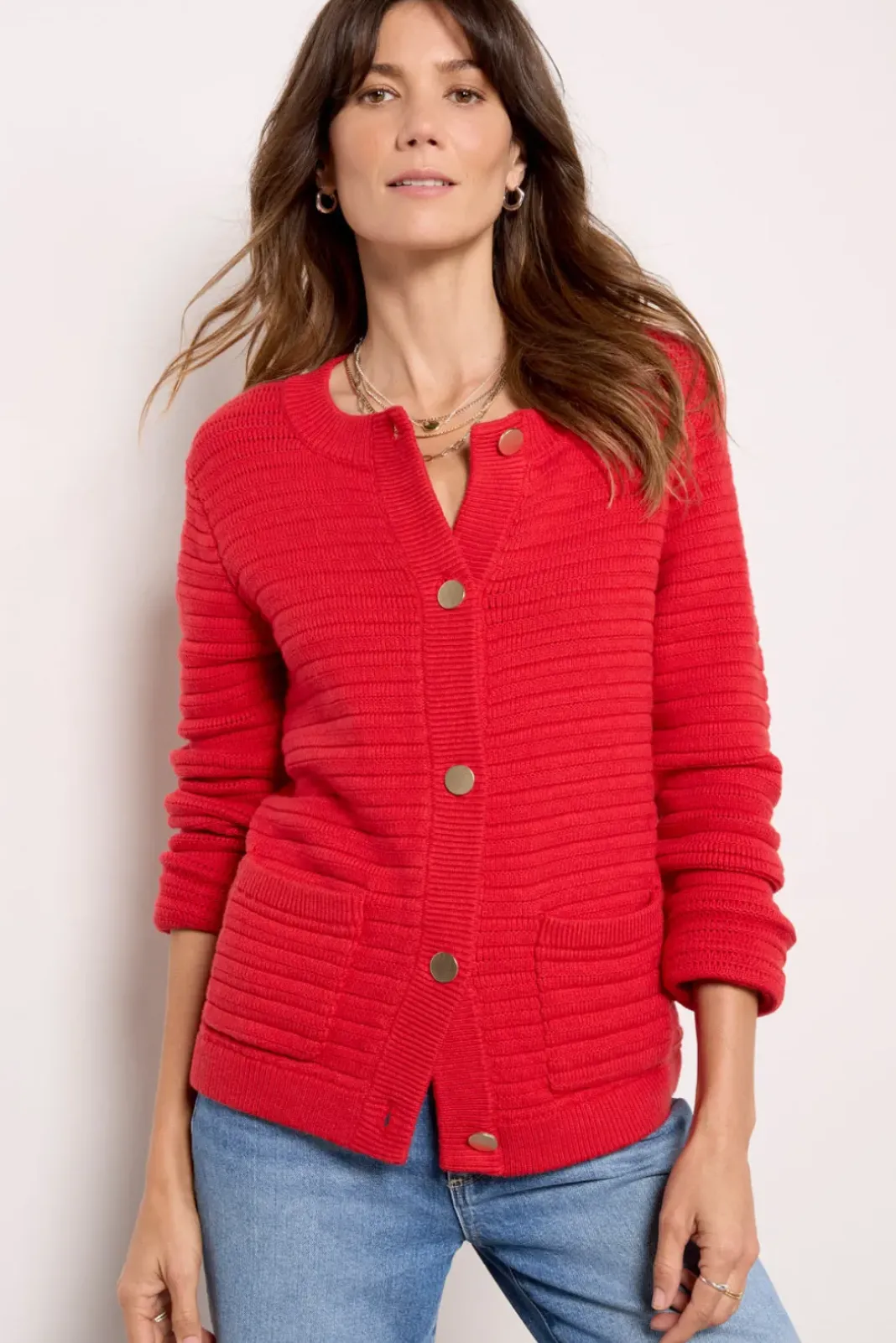 Sweaters<SANCTUARY The Elevated Cardigan Red