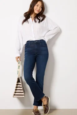 Jeans<MOTHER The Hustler Ankle Cornerpiece