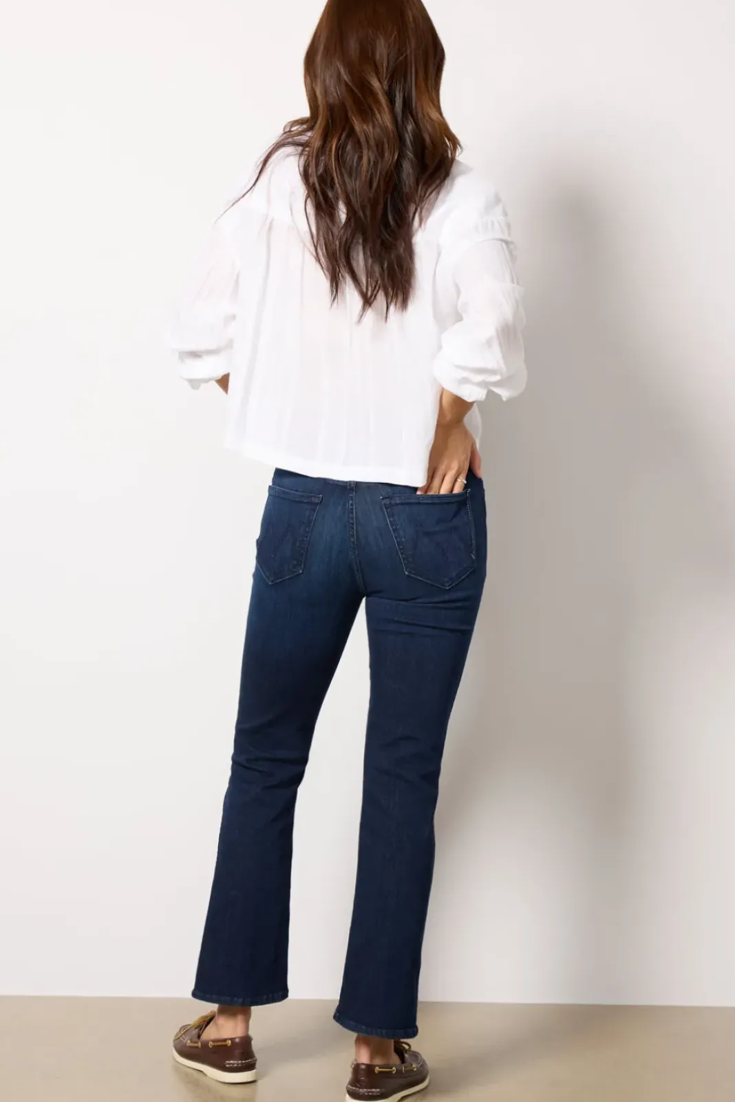 Jeans<MOTHER The Hustler Ankle Cornerpiece