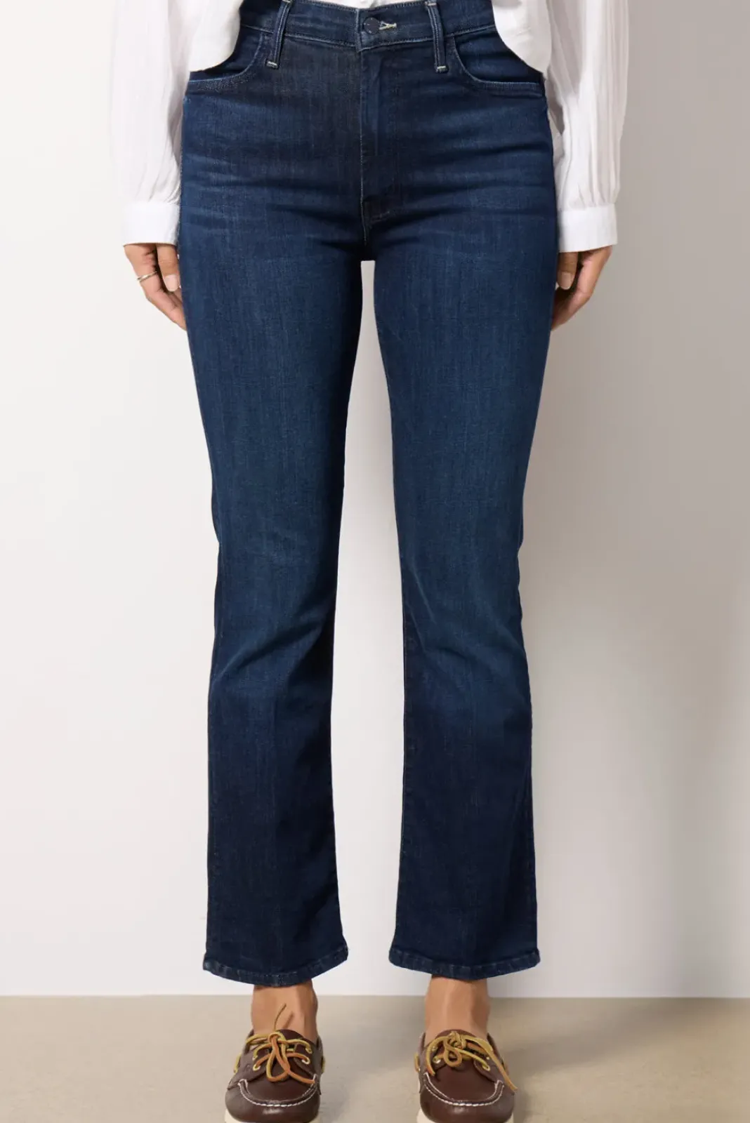 Jeans<MOTHER The Hustler Ankle Cornerpiece
