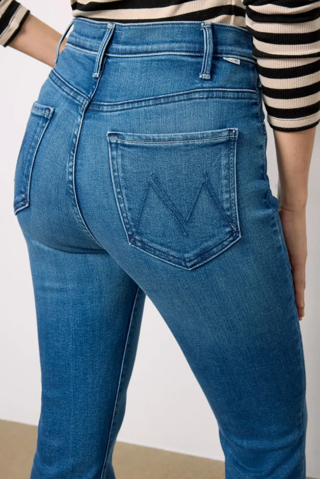 Jeans<MOTHER The Hustler Flood Fray Whateveryouwant