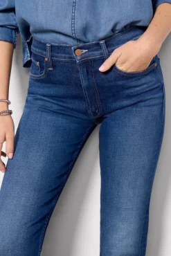 Jeans<MOTHER The MId Rise Rider Flood Tbk