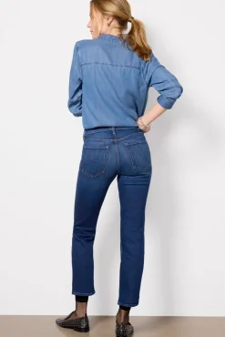 Jeans<MOTHER The MId Rise Rider Flood Tbk