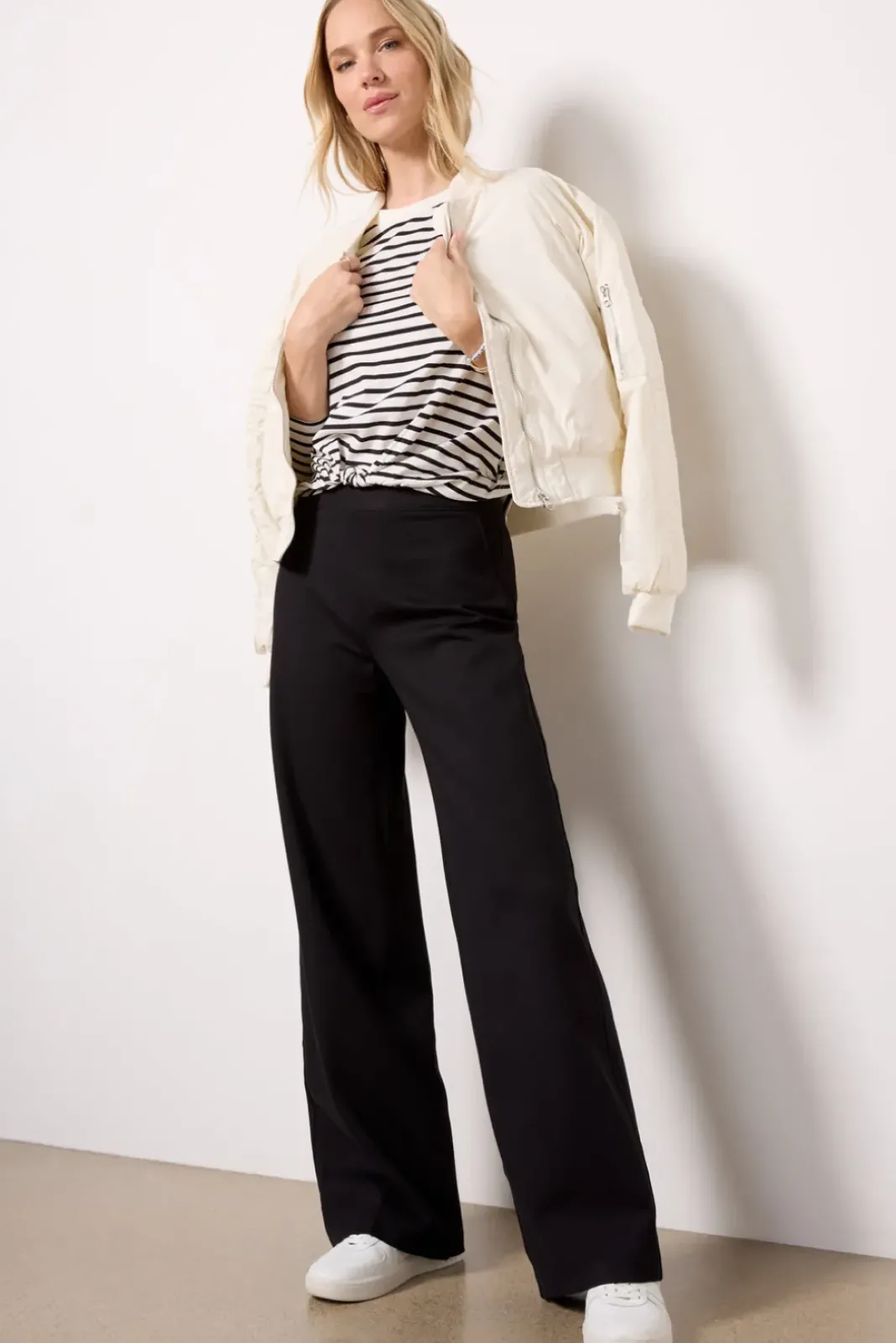 Pants & Leggings<SPANX The Perfect Pant Wide Leg Black