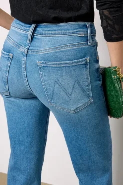 Jeans<MOTHER The Rambler Zip Flood Outoftheblue