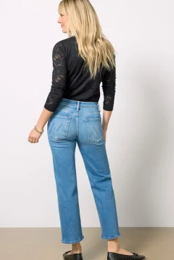 Jeans<MOTHER The Rambler Zip Flood Outoftheblue