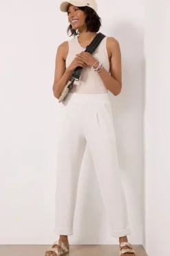 Pants & Leggings|Matching Sets<VARLEY The Rolled Cuff Pant 25 Ivorymarl