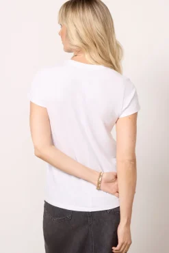 Tops & Tees<RAG AND BONE The Slub Tee White